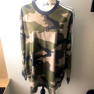Adidas Camo long sleeve shirt